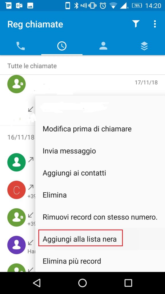 Come bloccare un numero su Android e su iOS - AIRBLOG