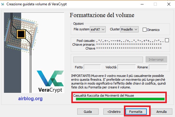proteggere cartella con password