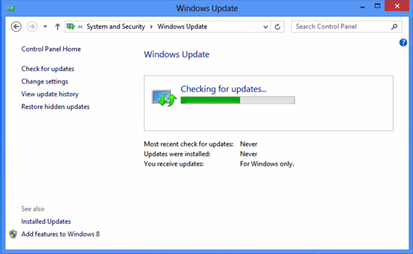 windows update bloccato