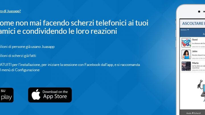 Juasapp scherzi telefonici, ecco come funziona