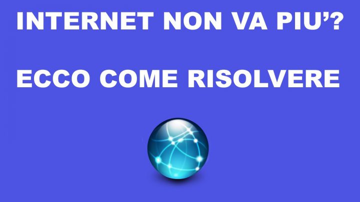 PC non si connette a internet, cosa possiamo fare?