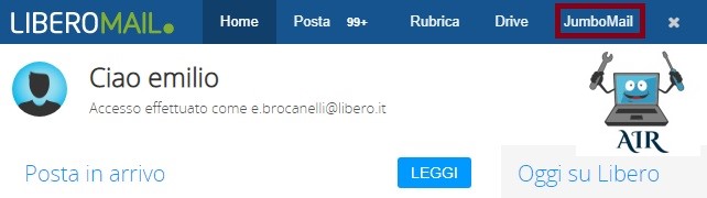 invio file pesanti