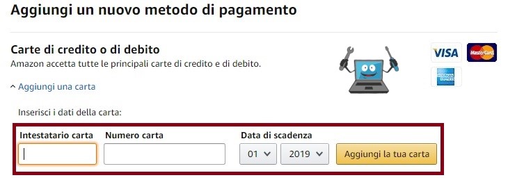 come si paga su amazon