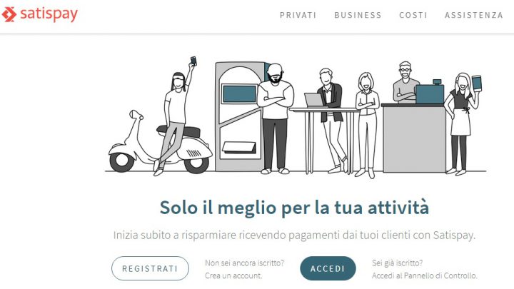 Satispay, ora puoi pagare al ristorante con un clic